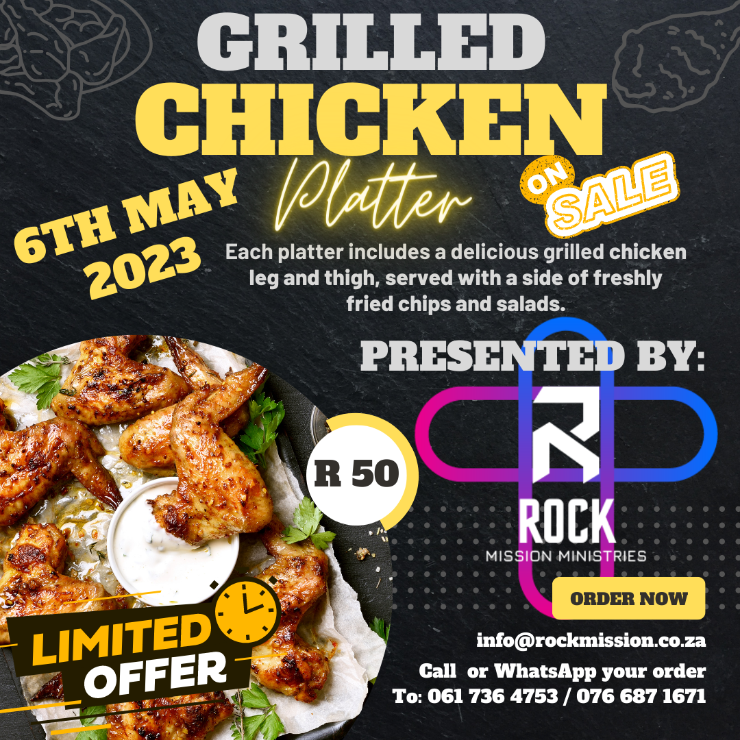 Black Creative Grilled Chicken Promotion Instagram Post